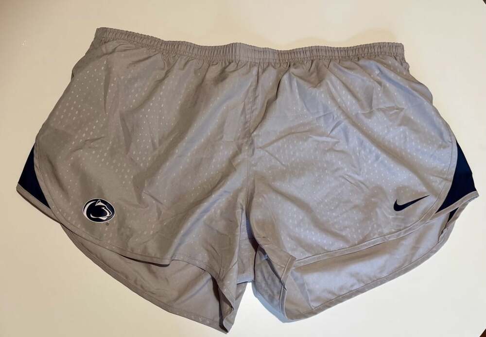 Nike Dri-FIT Penn State Nittany Lions Women’s Running Shorts Gray Size XXL
